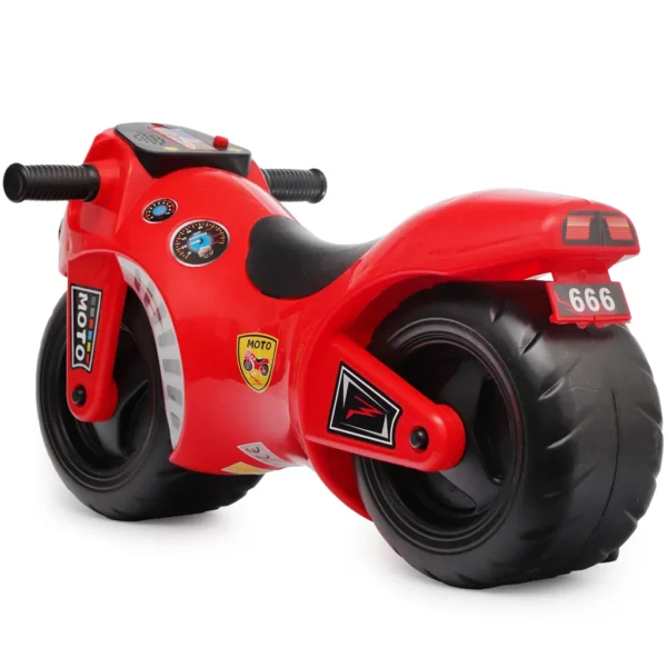 Jeździk motor dla dzieci 1-2 lata czerwony M-Tour Webben - obrazek 4