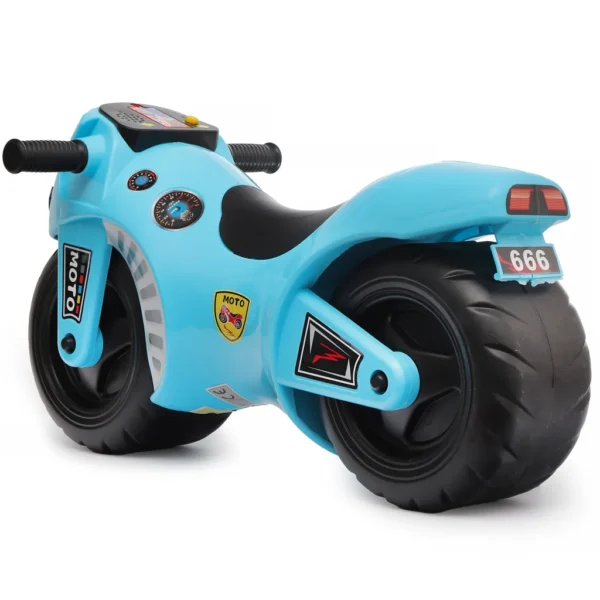 Jeździk motor dla dzieci 1-2 lata niebieski M-Tour Webben - obrazek 6