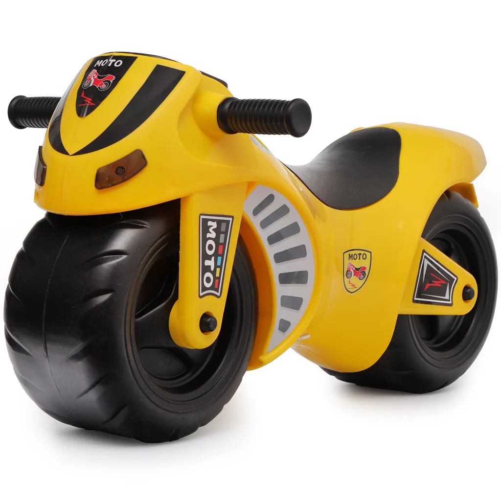 Jeździk motor dla dzieci 1-2 lata żółty M-Tour Webben