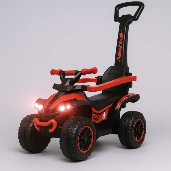 Pchacz quad dla dzieci jeździk duży czerwony Quaddie Webben - obrazek 5