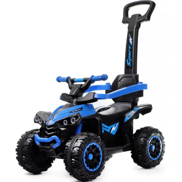 Pchacz quad dla dzieci jeździk duży niebieski Quaddie Webben
