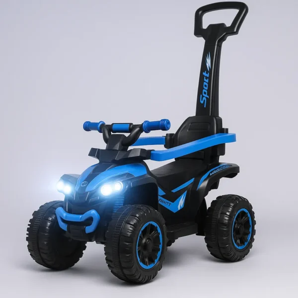 Pchacz quad dla dzieci jeździk duży niebieski Quaddie Webben - obrazek 4