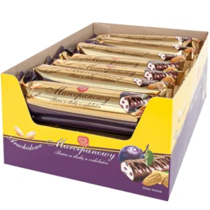 Baton marcepanowy ze śliwką w czekoladzie – 28×90 g
