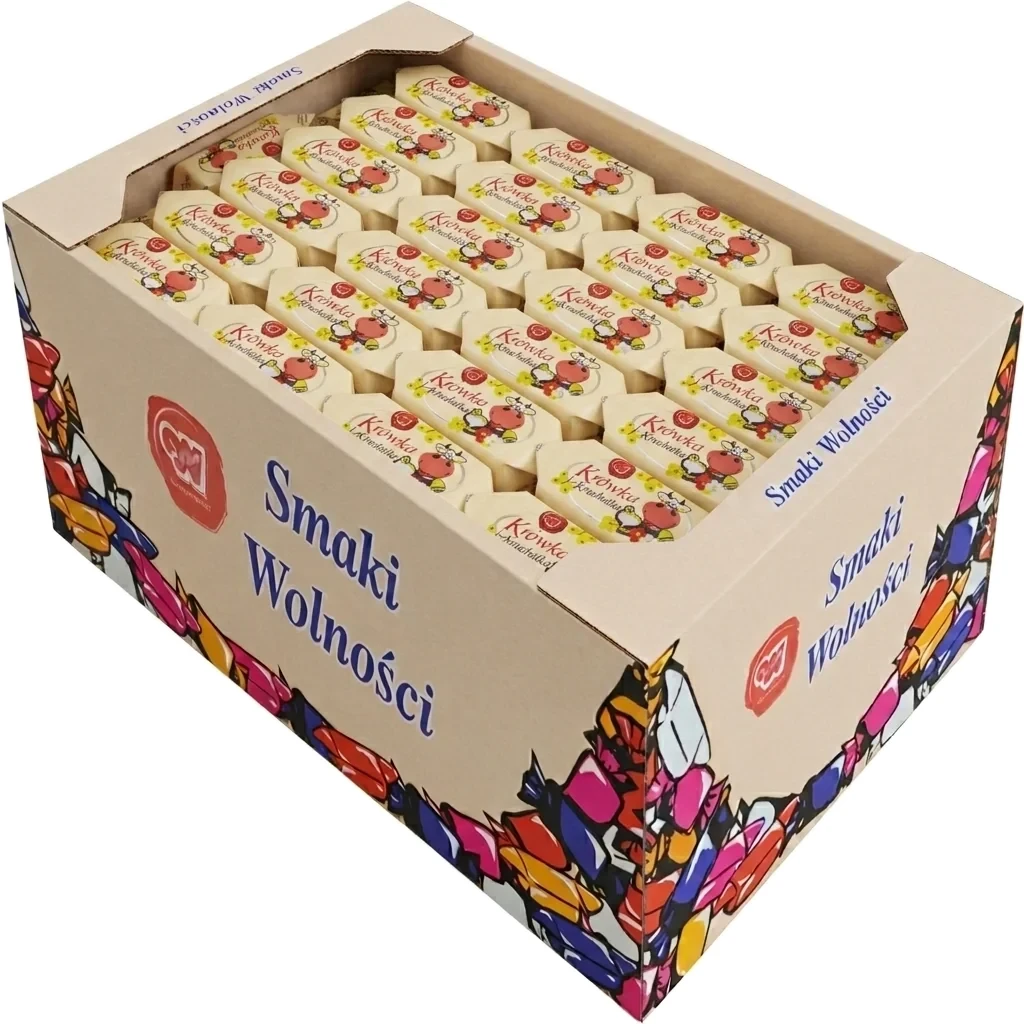 Kruche krówki śmietankowe Kruchutka — karton 3 kg