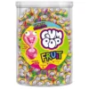 Lizaki z gumą – Gum Pop Fruit, 100 szt.