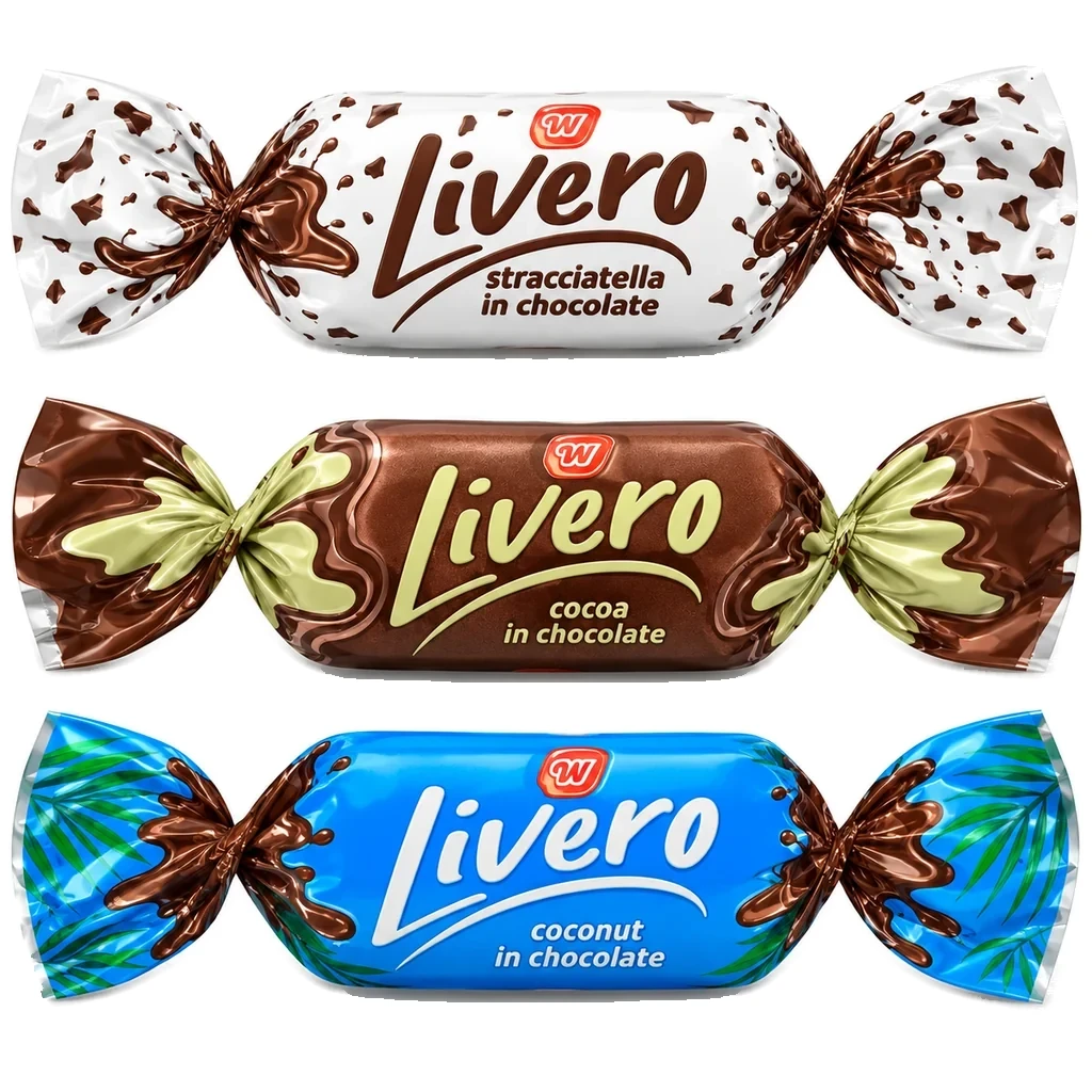 Cukierek Livero w czekoladzie – pojedynczy