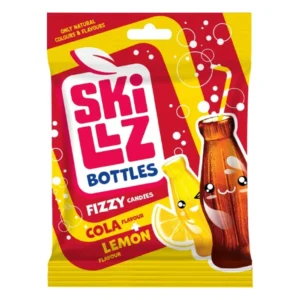 Cukierki musujące Skillz Bottles w kształcie buteleczek — opakowanie 77 g