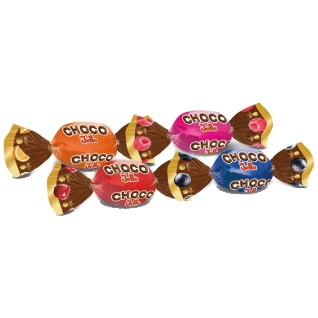 Cukierki owocowe Chocojello w czekoladzie – mix smaków