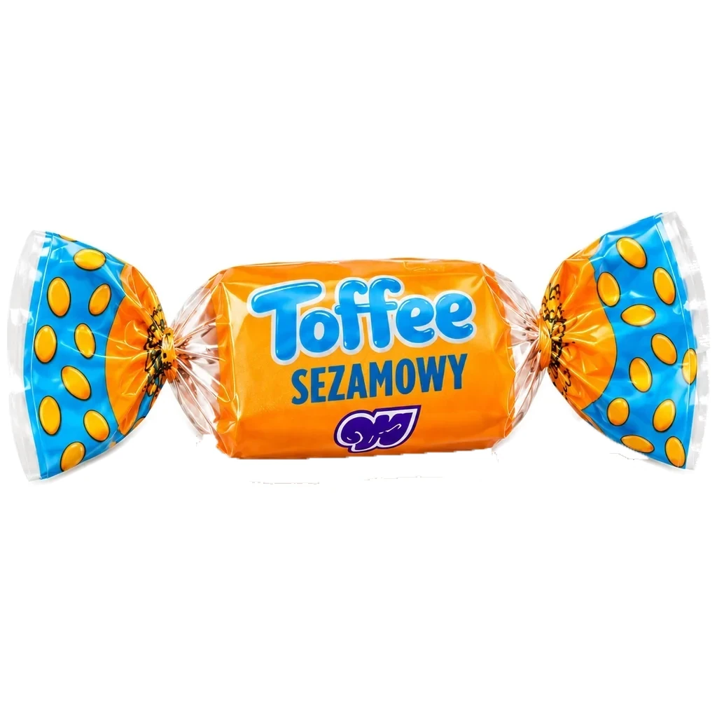 Cukierek Toffi sezamowy – ciągnące toffi