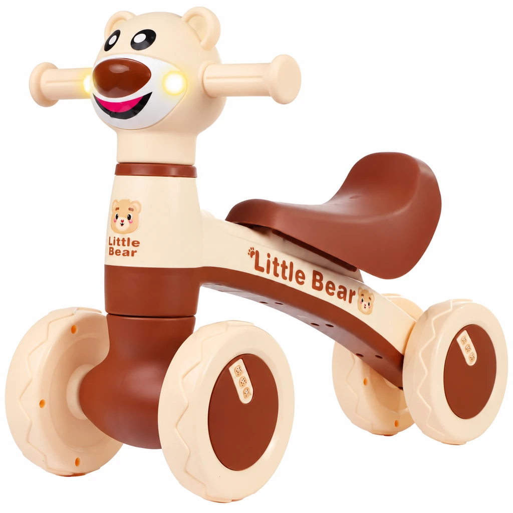 Jeździk dla 2 latka – Tedi miś, brązowy