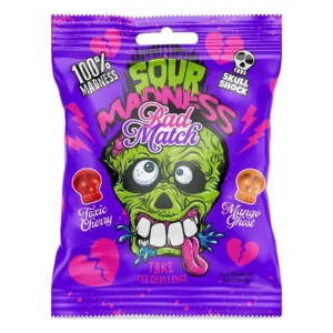 Kwaśne cukierki Sour Madness Bad Match — opakowanie 60 g