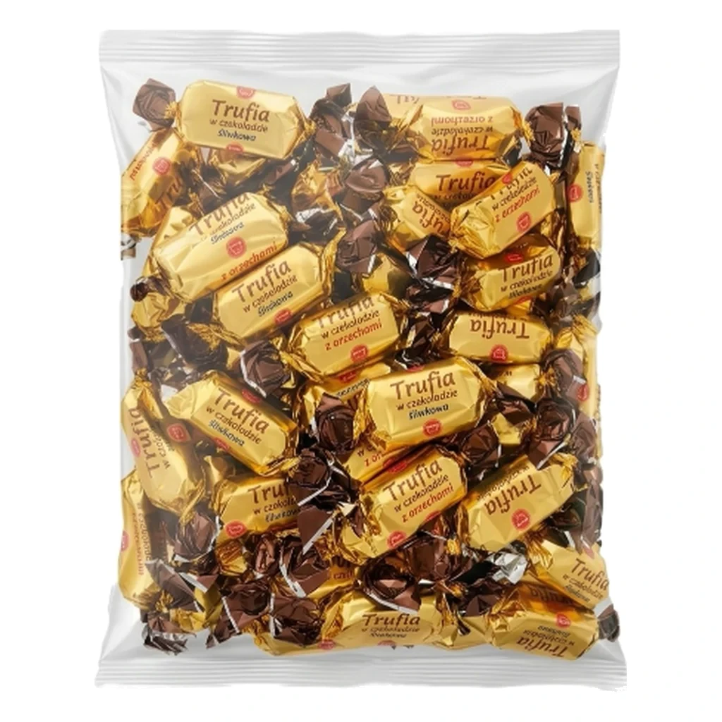 Trufle w czekoladzie mix smaków — torebka 1 kg